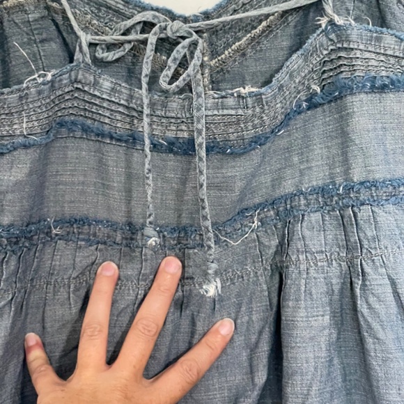 Billabong Denim Dress with pockets - Picture 4 of 4